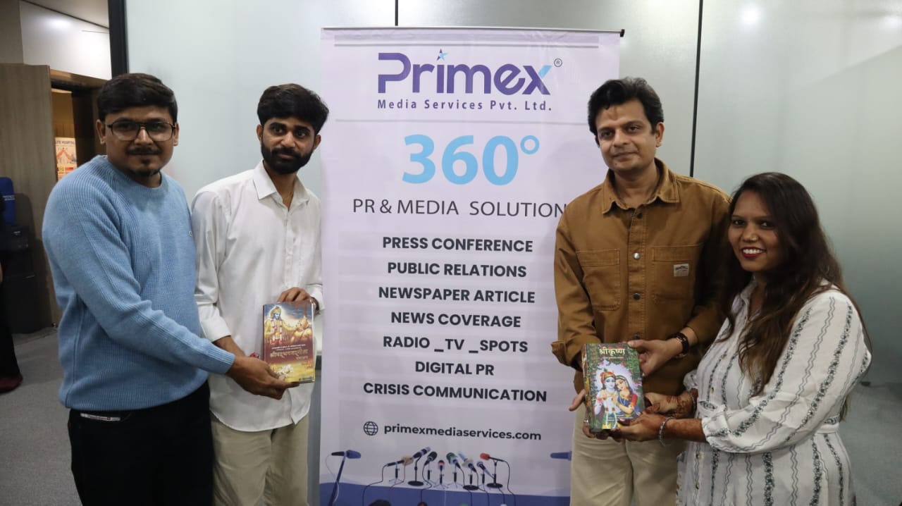 લાલો, કૃષ્ણ સદાય સહાયતે ની ટીમ પહોંચી Primex મીડિયાની ઓફિસે, ગીતા અને કૃષ્ણ ચરિત્ર સાથે કરવામાં આવ્યું સન્માન
