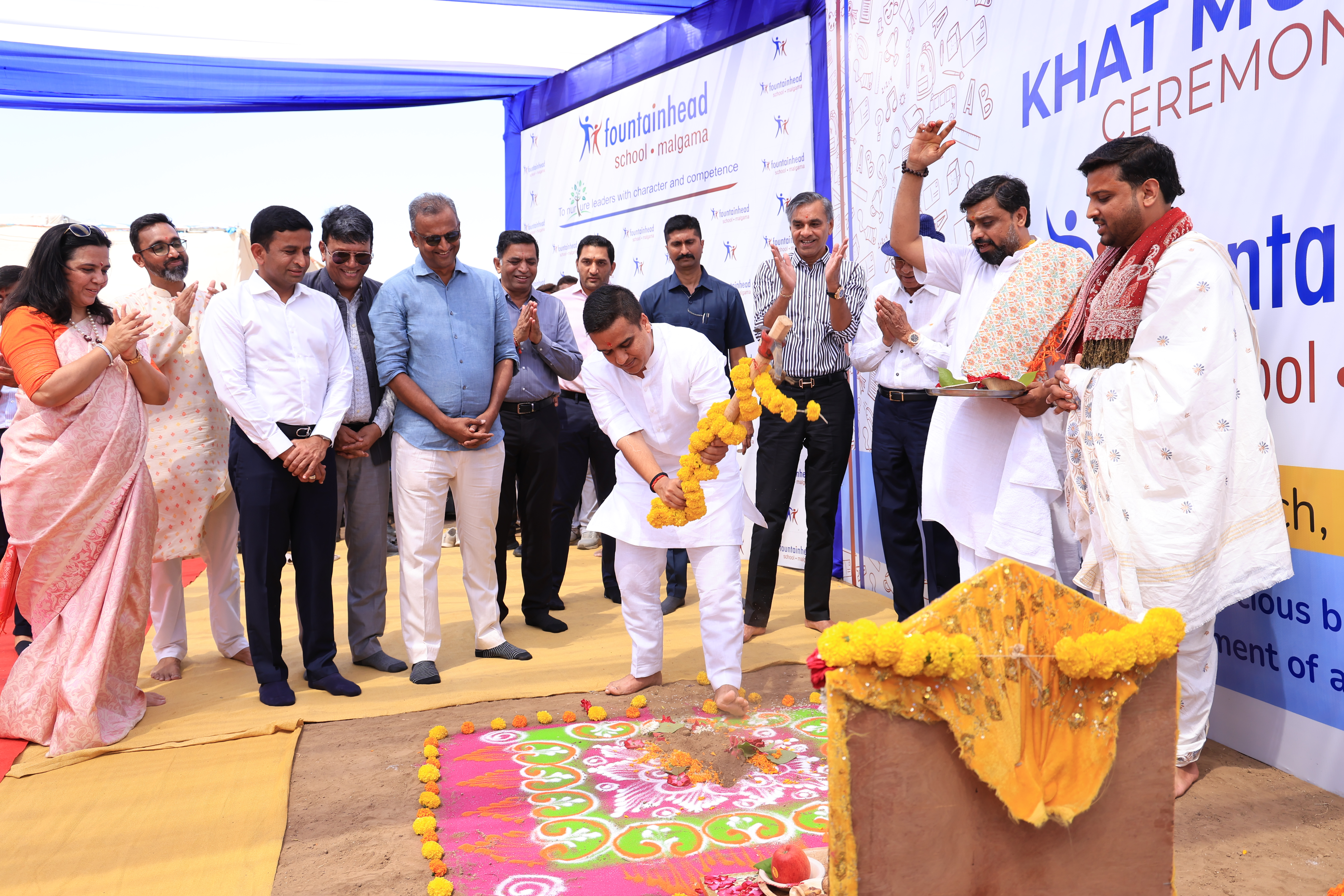 શિક્ષણમાં નવી દિશા: Fountainhead School દ્વારા મલગામા ખાતે અદ્યતન કેમ્પસનું ભૂમિપૂજન