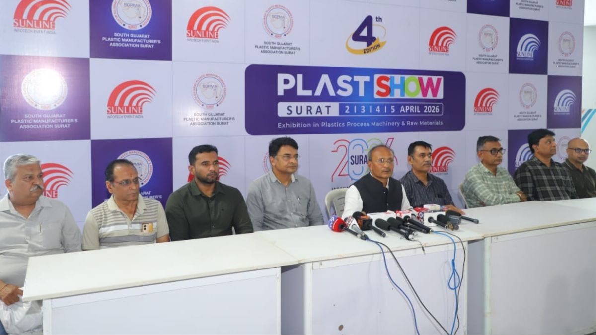 “સુરત પ્લાસ્ટ શો 2026: નવી ટેક્નોલોજી સાથે મટિરિયલ રિસાયક્લિંગ અને સસ્ટેનેબિલિટી પર ખાસ ફોકસ”