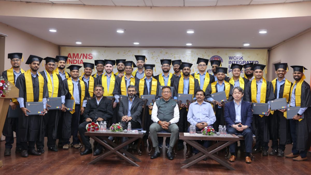 AM/NS India BITS પિલાની સાથે ક્ષમતા નિર્માણમાં અગ્રેસર, મેન્યુફેક્ચરિંગ મેનેજમેન્ટમાં પ્રથમ MBA બેચના ગ્રેજ્યુએશનની ઉજવણી કરી